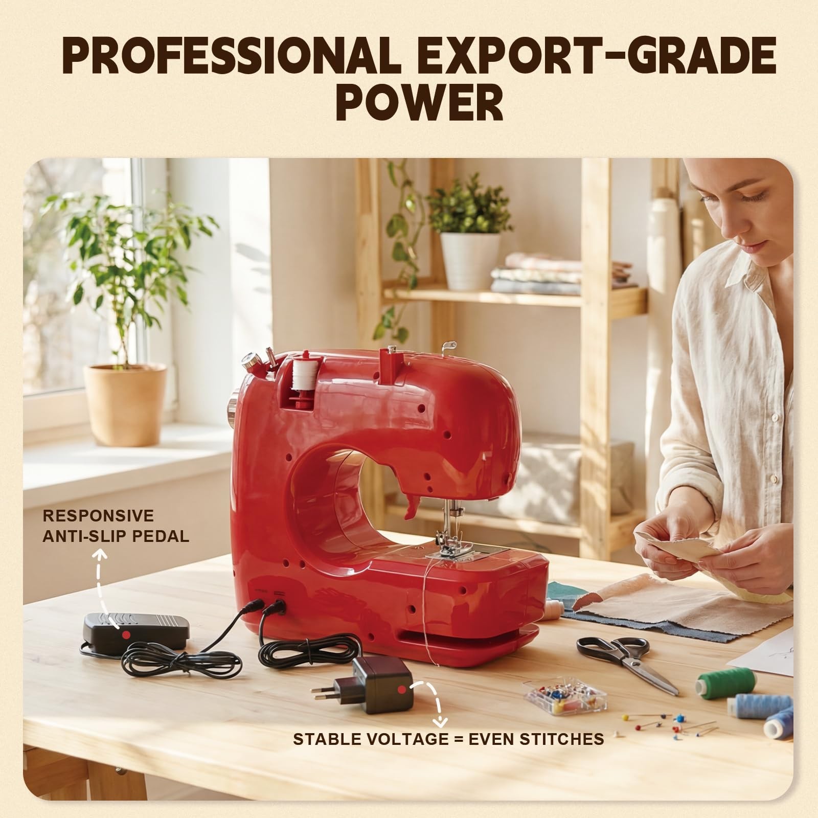 ** NEW Victool Mini Sewing Machine | 16 Built-In Stitches | Portable | Durable