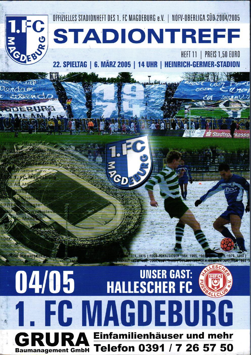 Ol 2004/05 1. Fcmagdeburg - Hallescher Fc, 06.03.2005