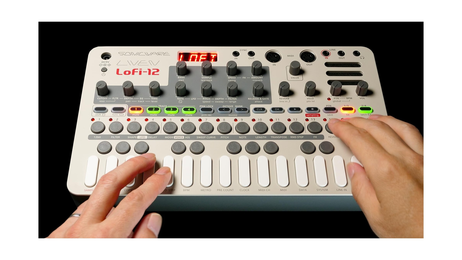 Liven Lofi-12 [Lo-fi Groovebox & Sampler] Retro sampling with 12bit Sampler m...