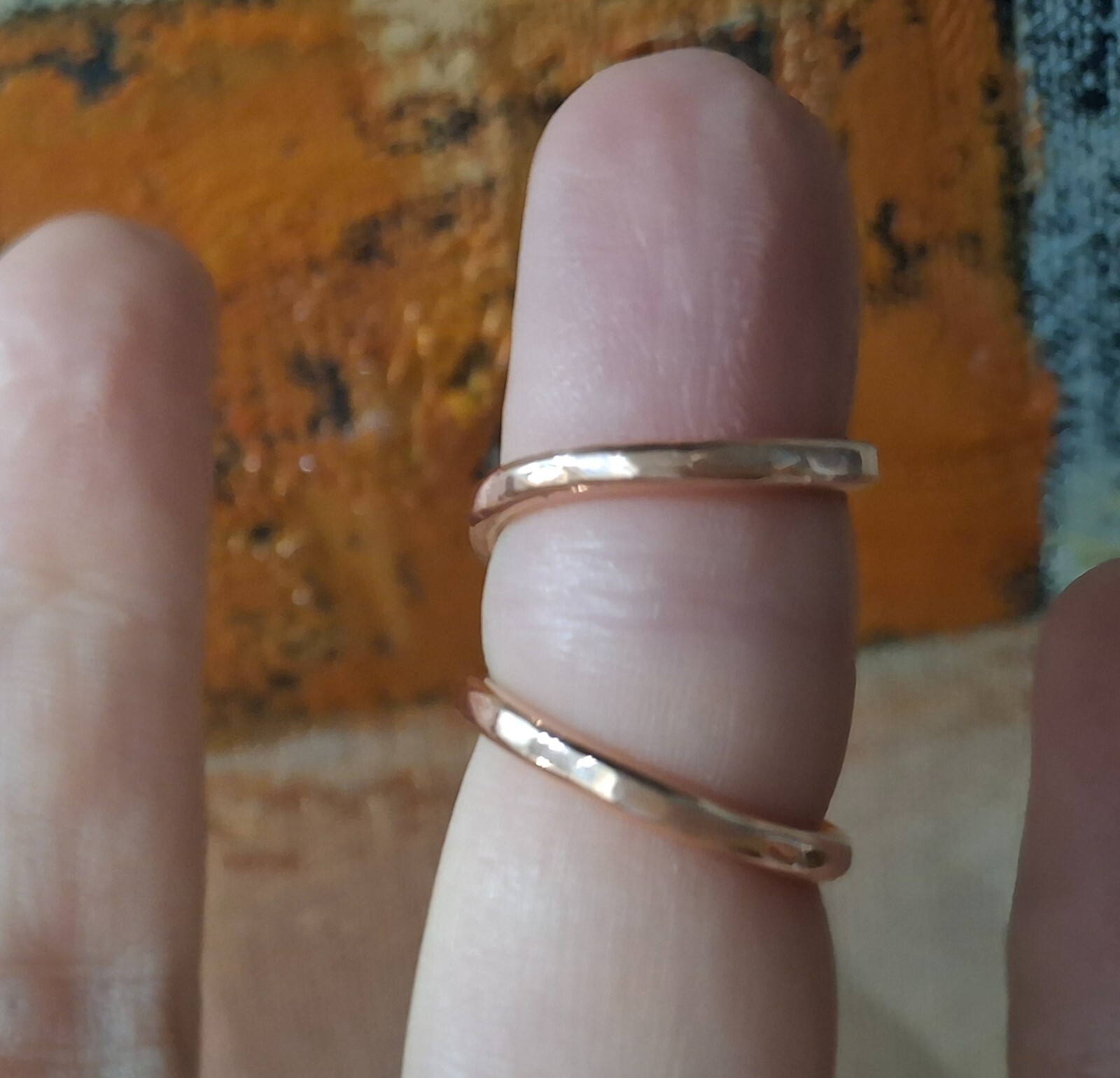 Lateral Deviation Finger Splint | Arthritis Ring Splint | Copper Adjustable