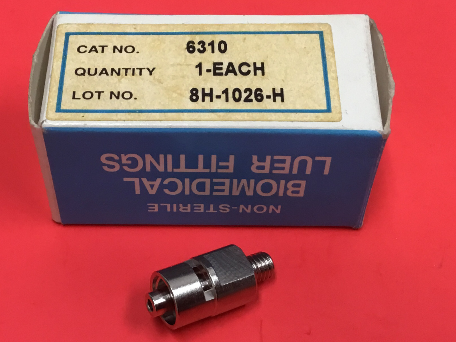 Popper - P/N: 6310-?? - Biomedical Luer Adapter - NEW