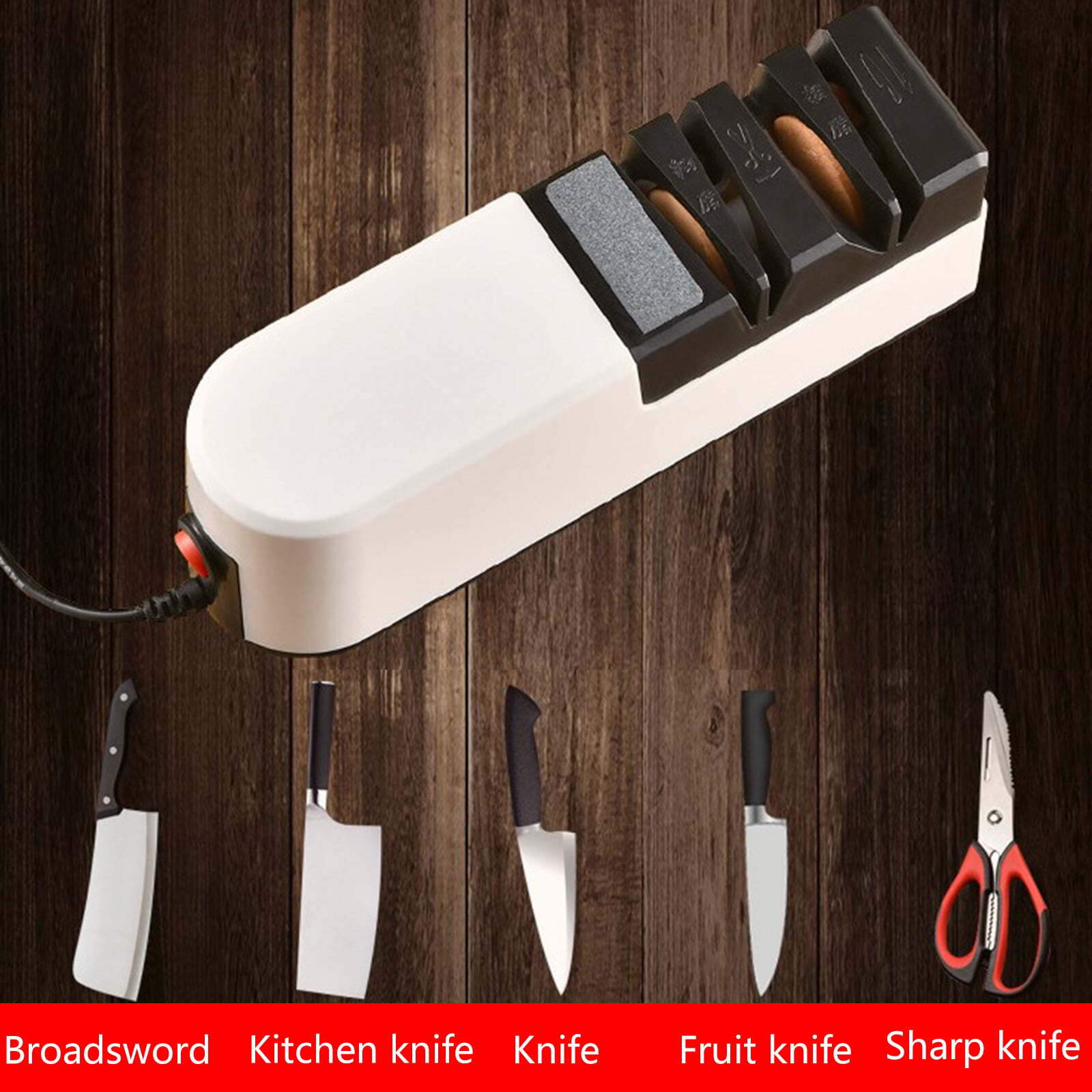 Electric Knife Sharpener Professional Kitchen Sharpening Stone Grinder knives