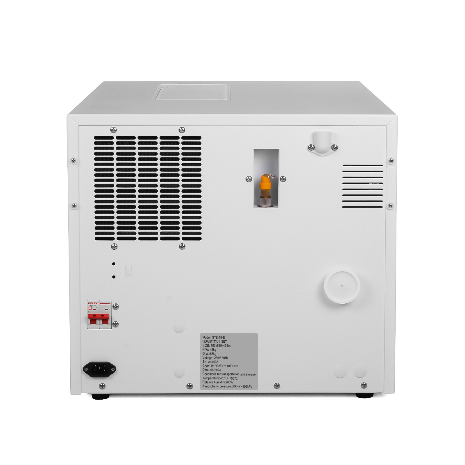 18L Class B Fully Automatic Autoclave 3 Times Vacuum Steam Sterilizer Printer US
