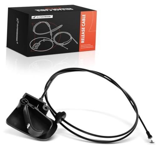 75.5 inch Front Hood Latch Release Cable with Handle | Compatible with