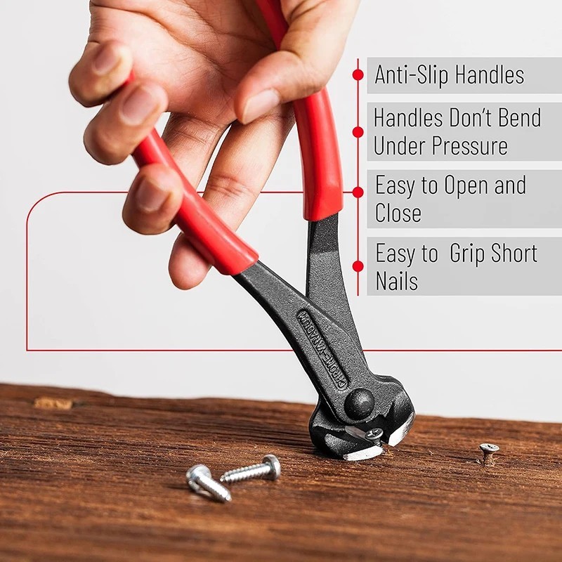 Bates Nail Puller - Cat'S Paw Nail Puller & Remover, End Cutting Pliers, Staple