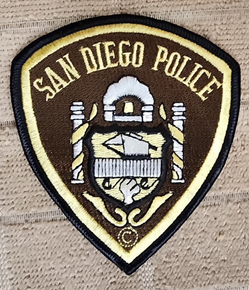 CA San Diego California Police Department Patch(4in)