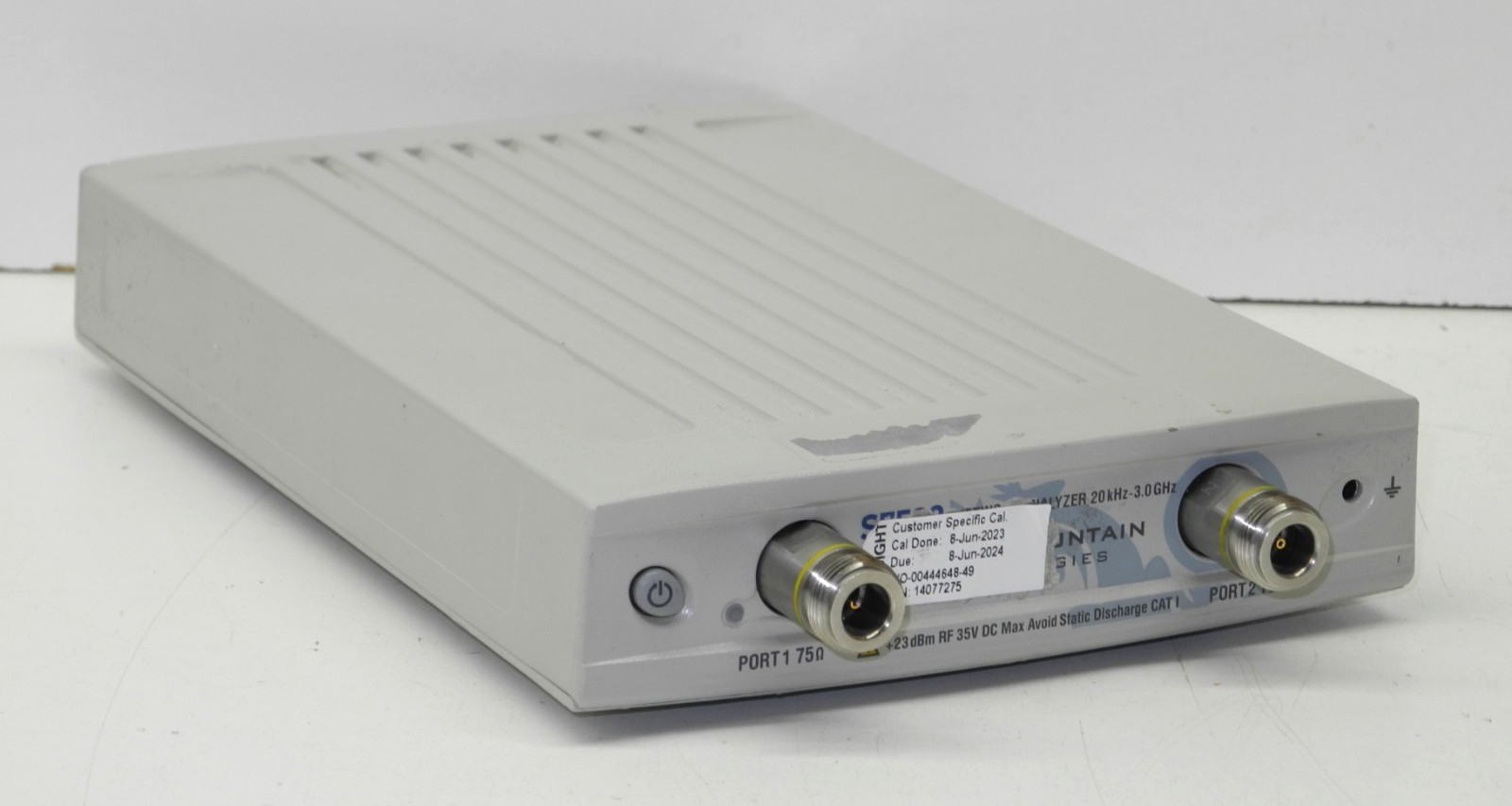 Copper Mountain S7530 2 Port 75 Ohm Vector Network Analyzer VNA 20kHz-3.0GHz