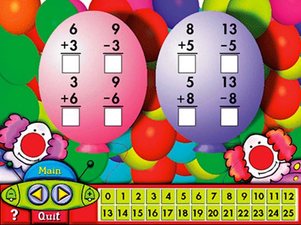 Fun With Addition & Subtraction Ages 5-8 Edutainment PC Software Sealed New