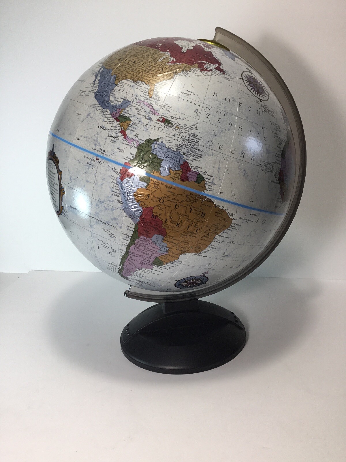 12” Diameter Replogle Platinum Classic Series World Globe - City Population. EUC
