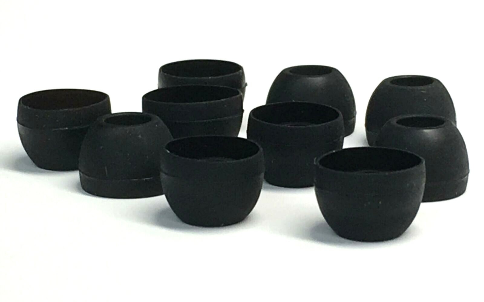 10 Rubber Cushion Earbud Plugs Ear Tips for JVC HAEBT5 HAEBX5 HAEBX85 Headphones