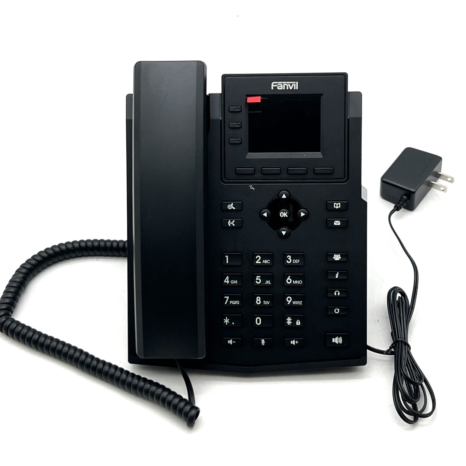 Fanvil X303W Enterprise IP VoIP Phone - Black w/ Corded Handset