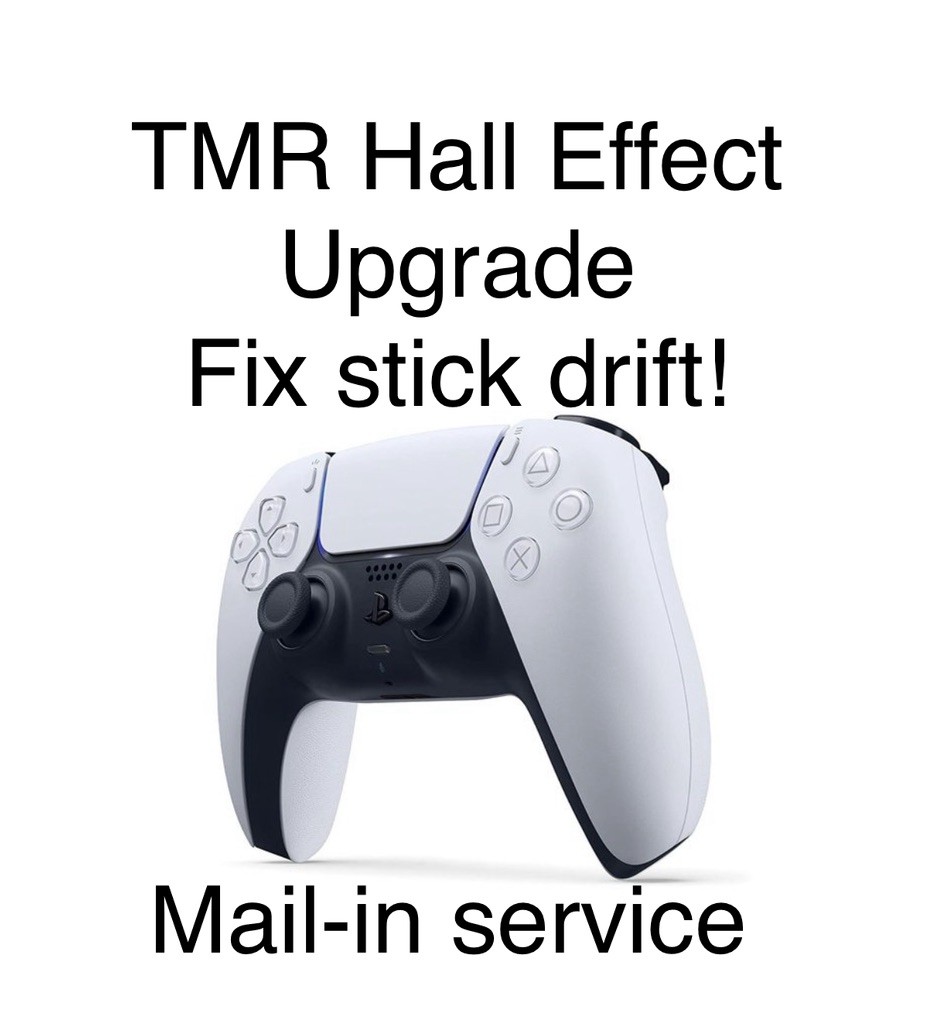 PS5 Controller TMR Joystick Drift Repair/ Upgrade Mail-In Installation Service