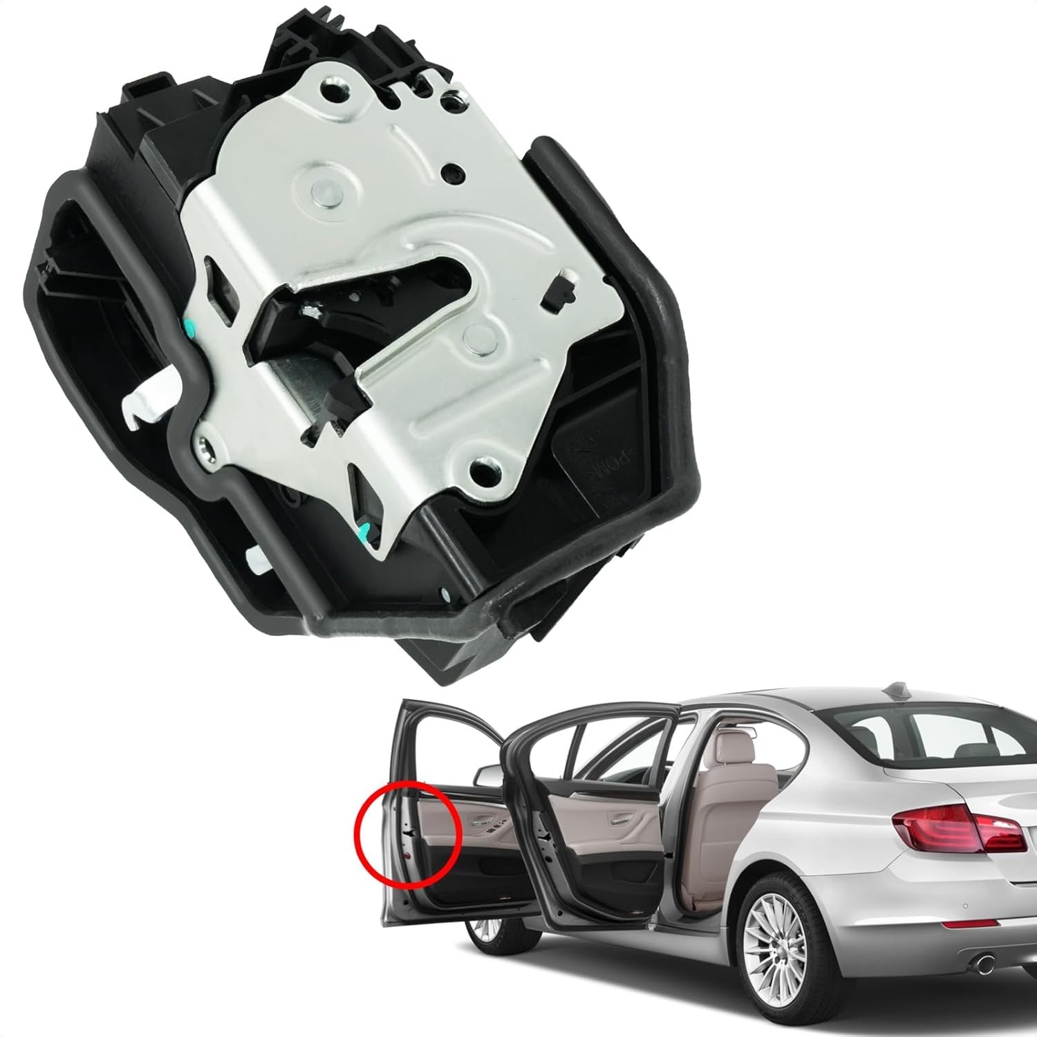 Front Left Driver Side Door Lock Actuator Motor, Compatible with BMW 128I 230I 3