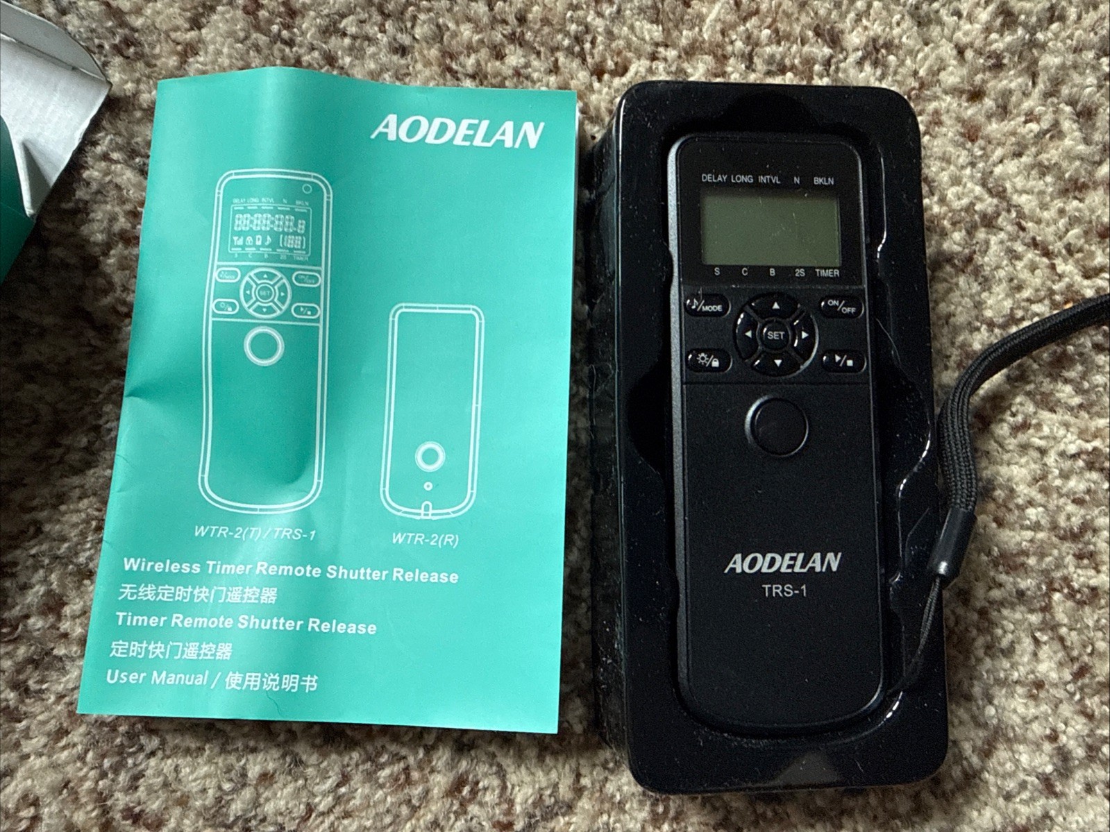 AODELAN Camera Shutter Release Timer Remote Control for Nikon cameras