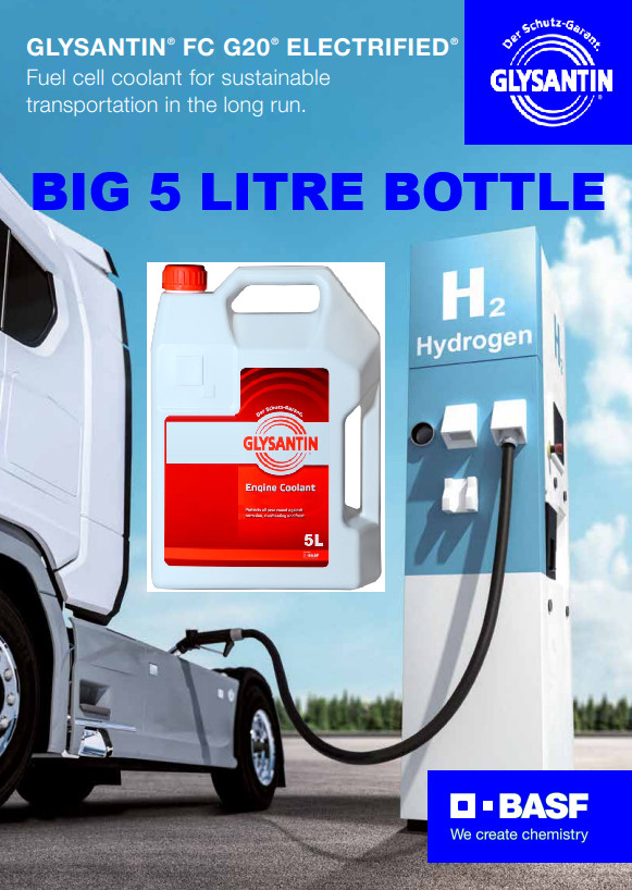 Glysantin FC G20 Ready Mix Fuel Cell Antifreeze Coolant 70-30% (5 Litre Bottle)