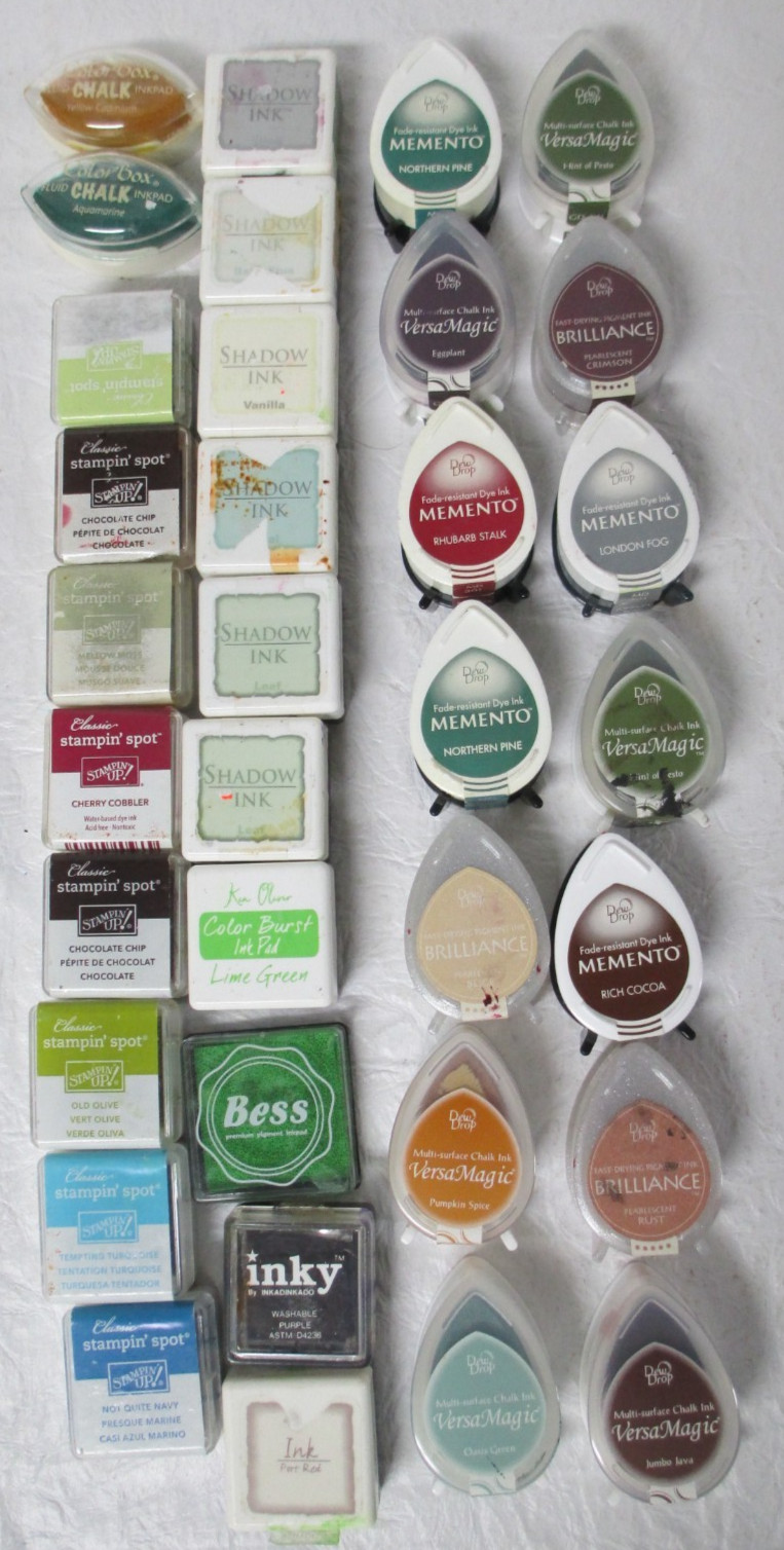 Stampin' Up! Craft Stampin' Pads & Versa Magic Collection Assorted Colors Lot 34