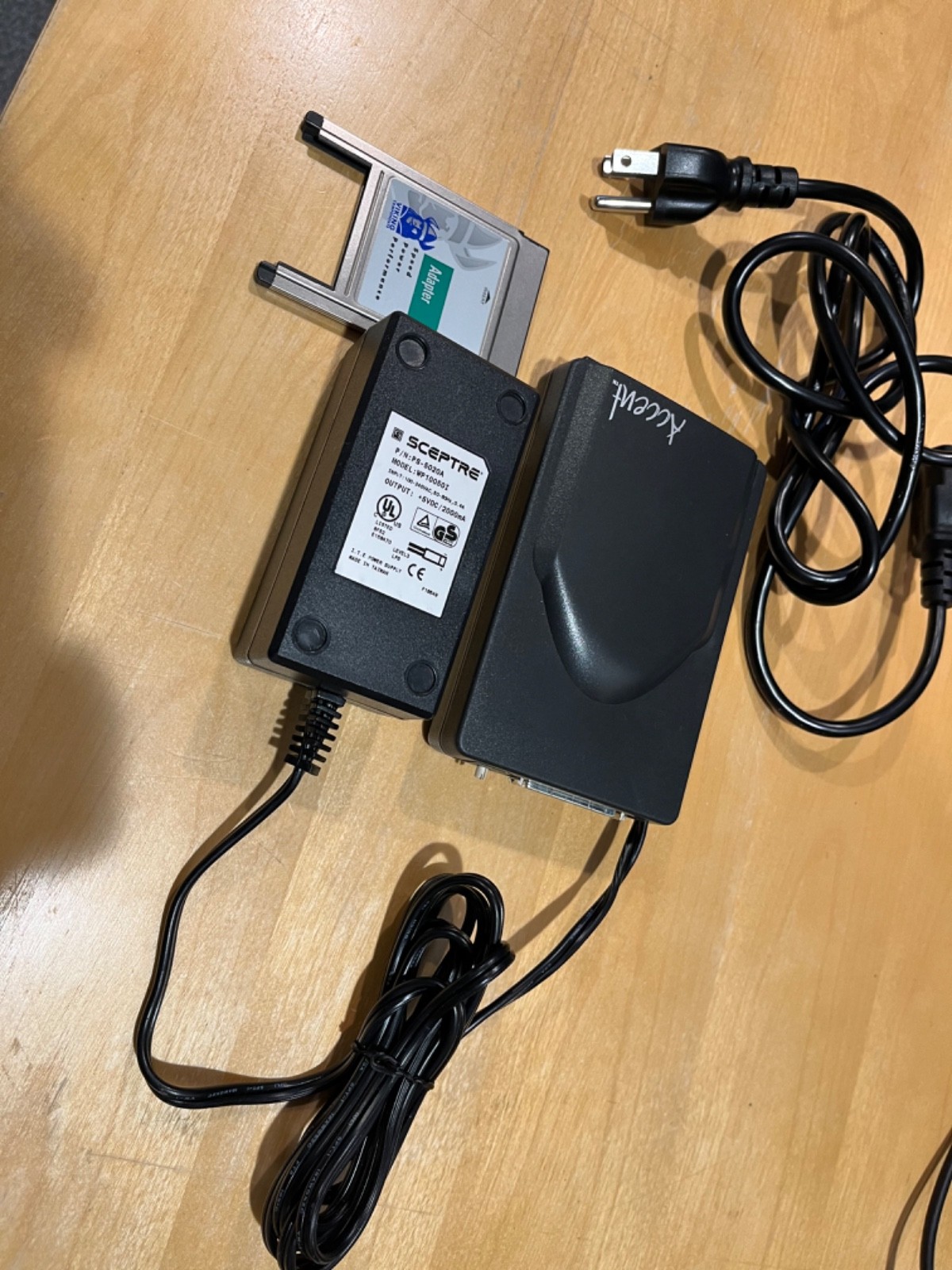 Vintage Adtron Accent SCSI PCMCIA Card Reader with Compact Flash Adapter