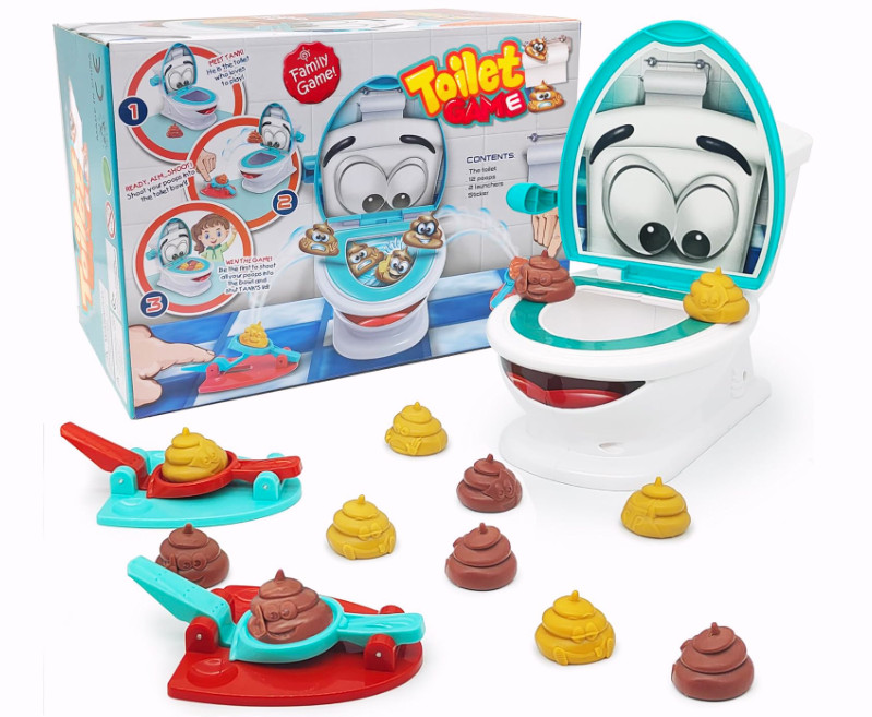 Poop Shoot Family and Kids Game Hilarious Toilet Launch Challenge! Brings Laughs