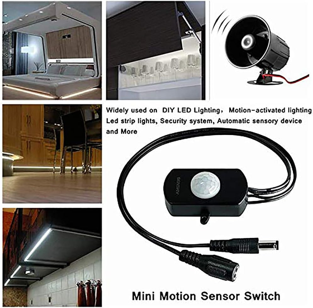 Automatic Mini 5A PIR Infrared Motion Sensor Detector Switch for LED Strip Light