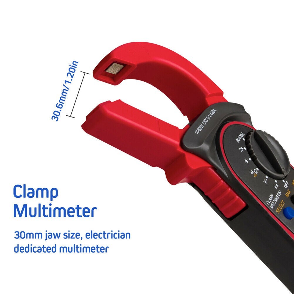 Digital Multimeter AC DC Clamp Voltmeter Ammeter Ohmmeter Volt Tester Meter