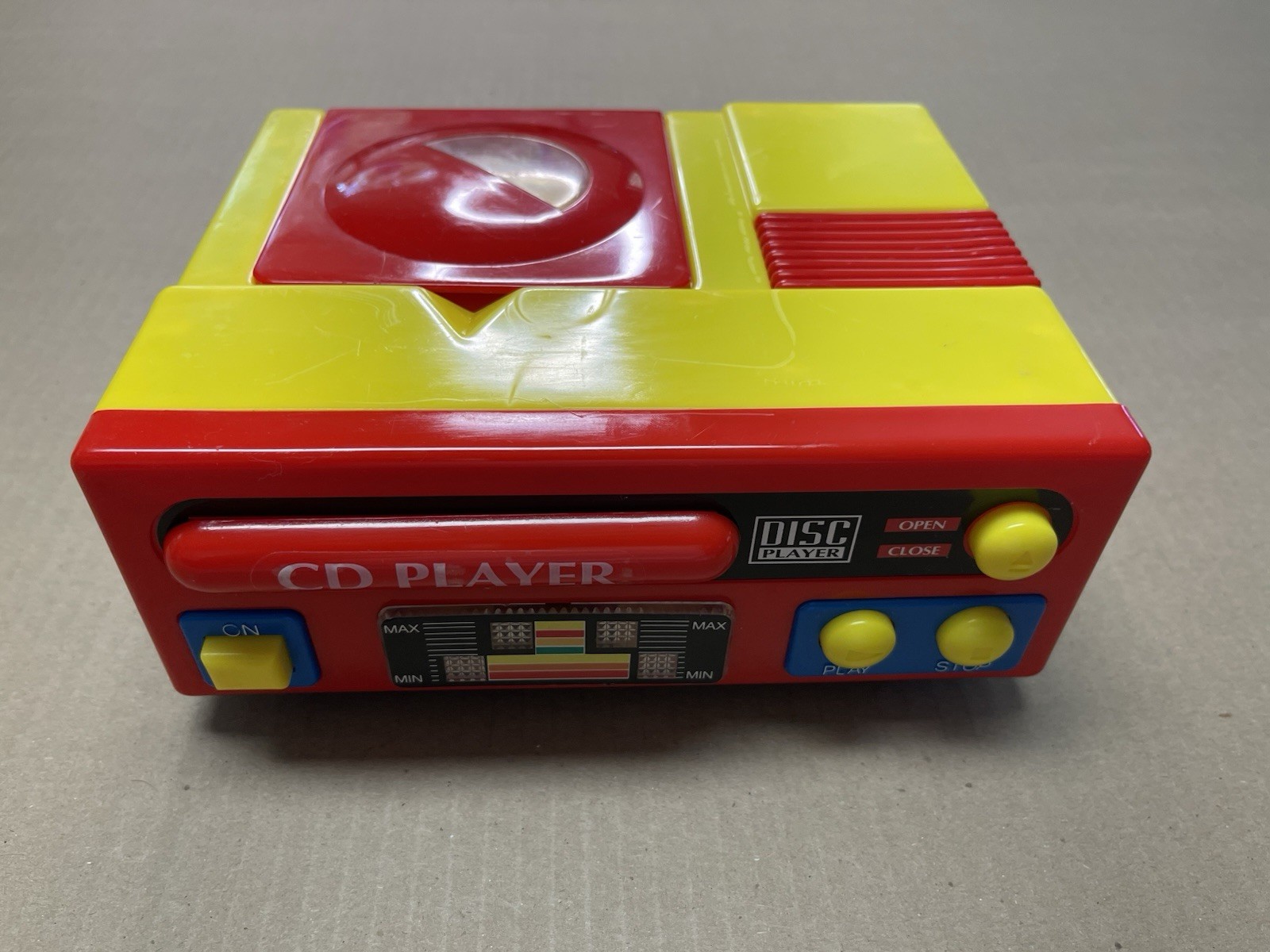 Navy Star Lazer Disc CD Player Children's Toy #63298A Tested-One Disc [Vintage]