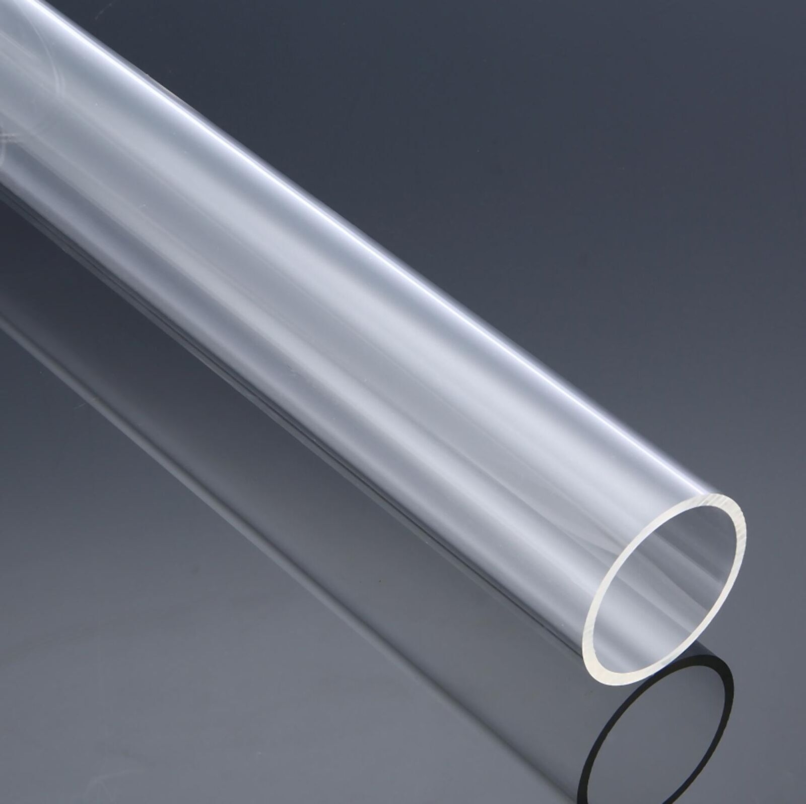 5pcs OD 4mm ID 3mm Tubes Clear Acrylic Plastic Pipe 250mm Long Hobby DIY
