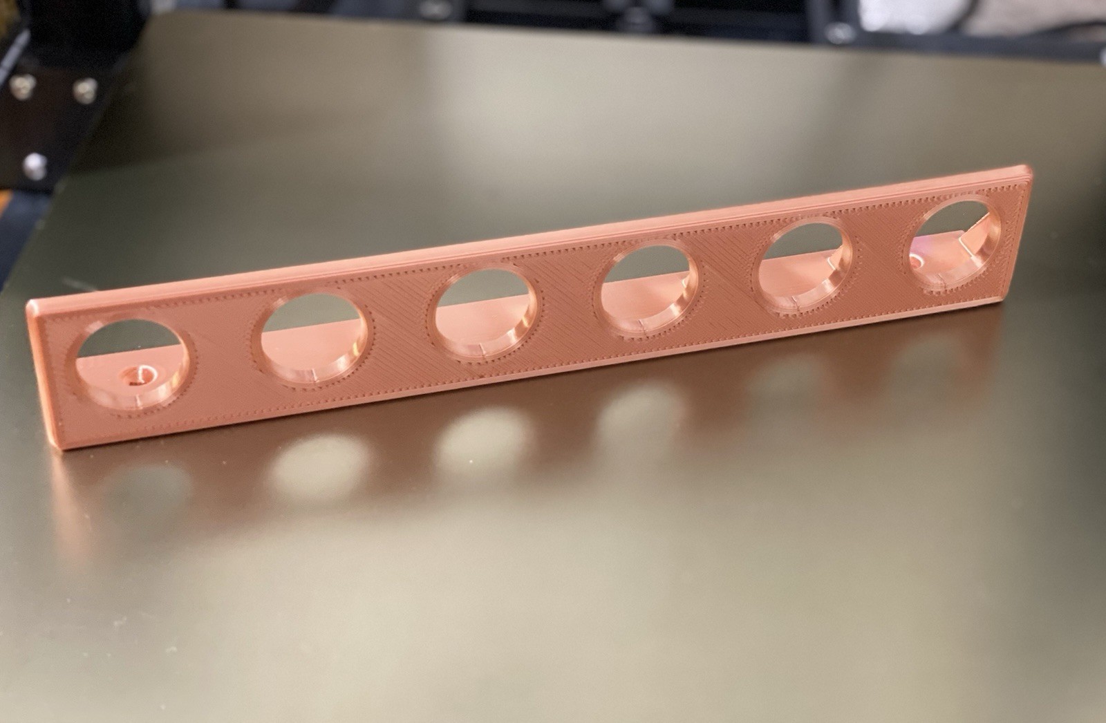 Wall Mounted Reloading Die Rack 7/8" Dillon, RCBS, Hornady, Lyman 3D Printed