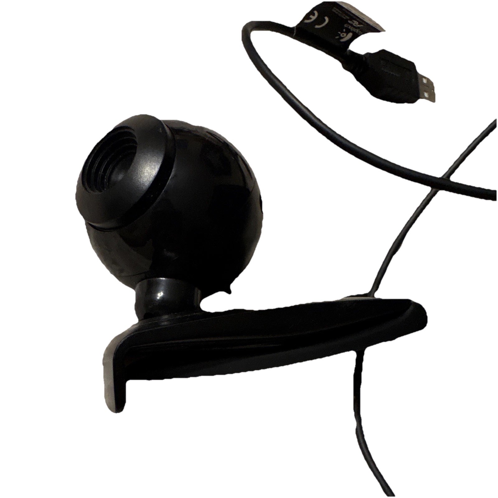 Logitech QuickCam USB 2.0 Clip-On Computer Webcam Camera, Black