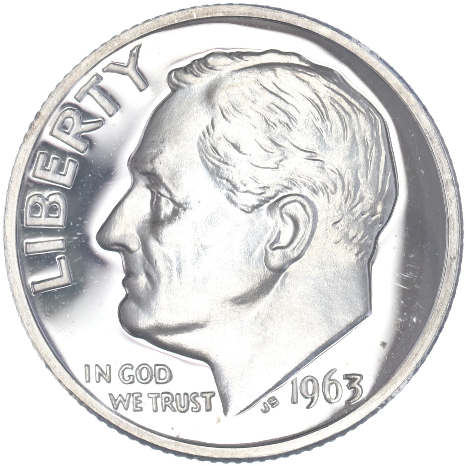 1963 (P) Roosevelt Dime Gem Cameo Proof 90% Silver See Pics P158