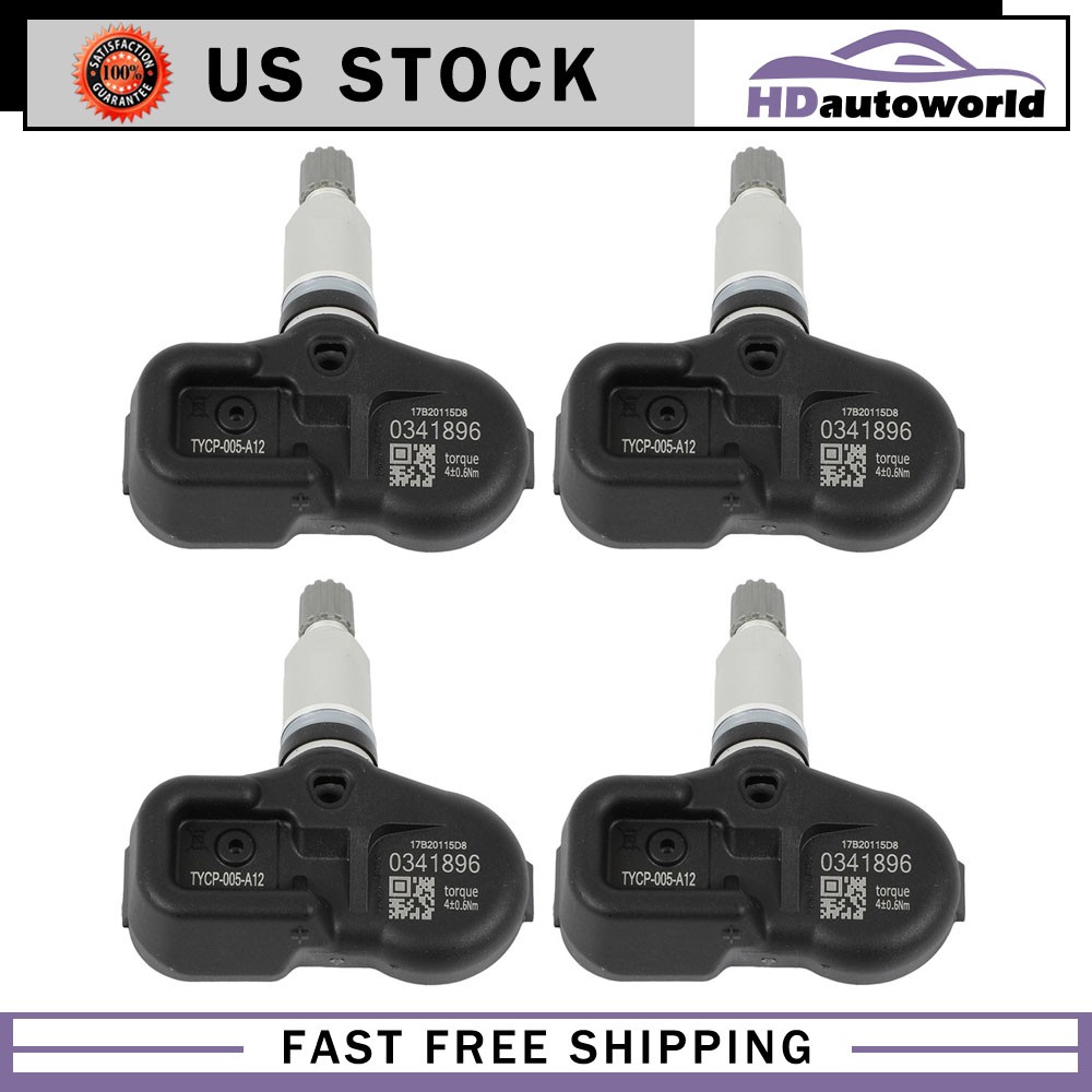Set (4) 40700-1LA0E TIRE PRESSURE SENSOR MONITOR TPMS Fits Nissan for Infiniti