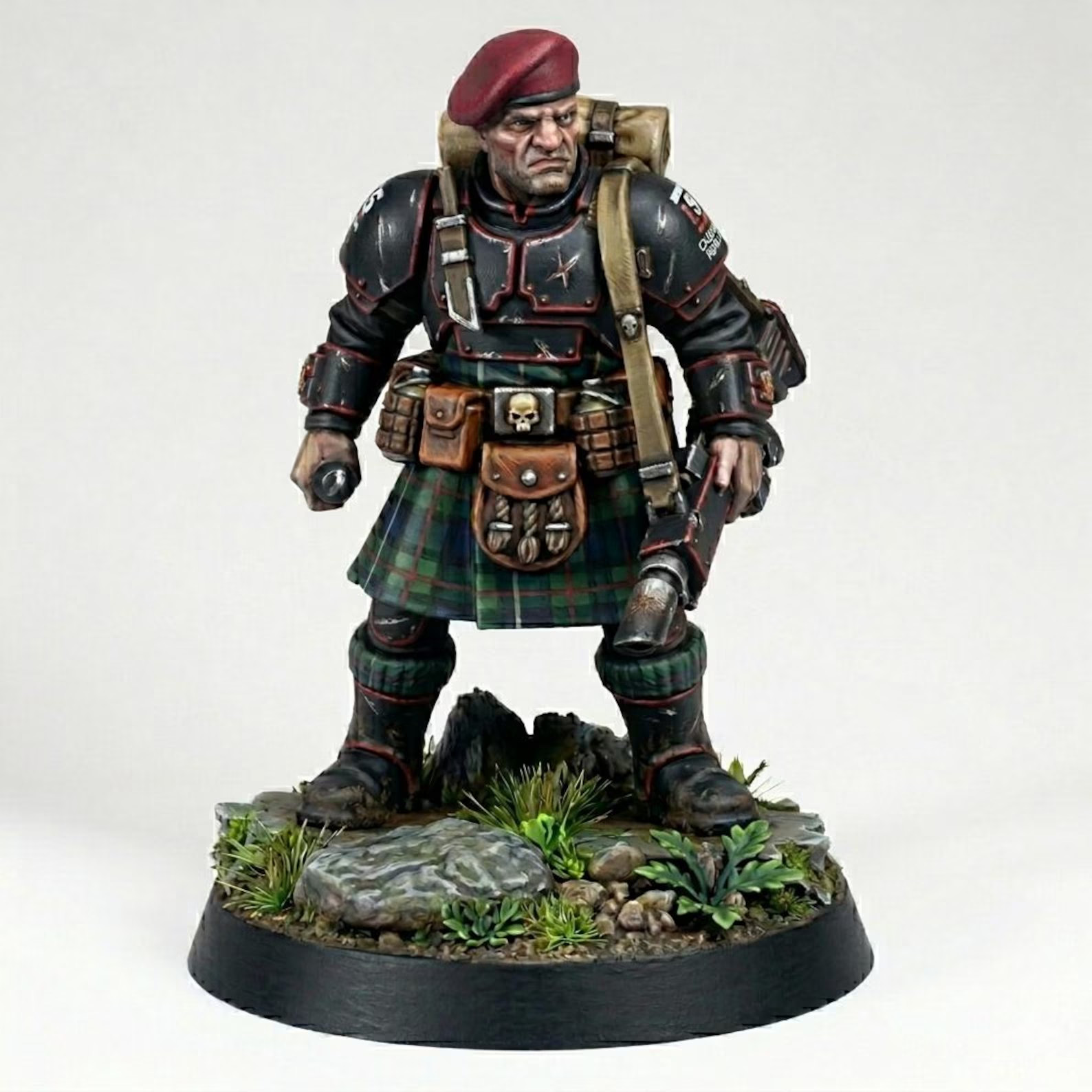 Grimdark Commissar General - Tabletop Sci Fi Proxy Wargaming Miniature