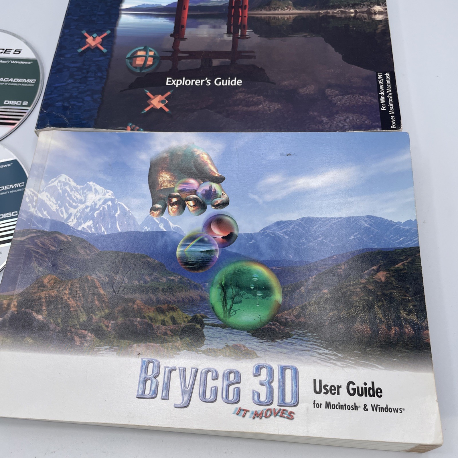 Corel Bryce 5 Academic Software Disc 1&2 with Explorer Guide MAC