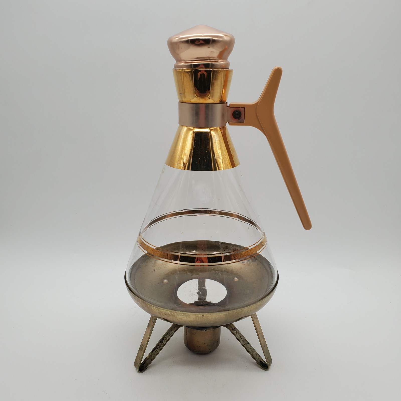 MCM Vintage INLAND Coffee Carafe & Warmer Original Box Never Used with Tag Mint