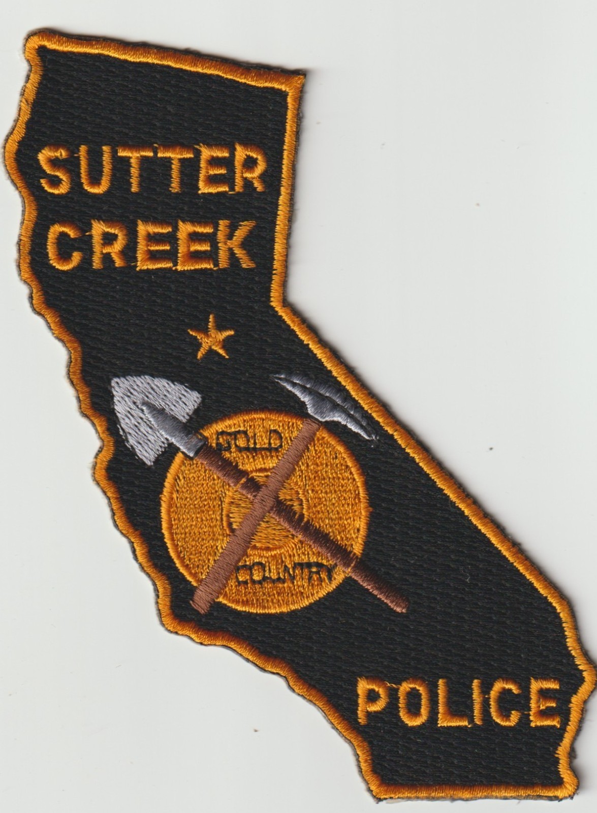 Sutter Creek, California Police {State-Shape} 1990's Prototype!