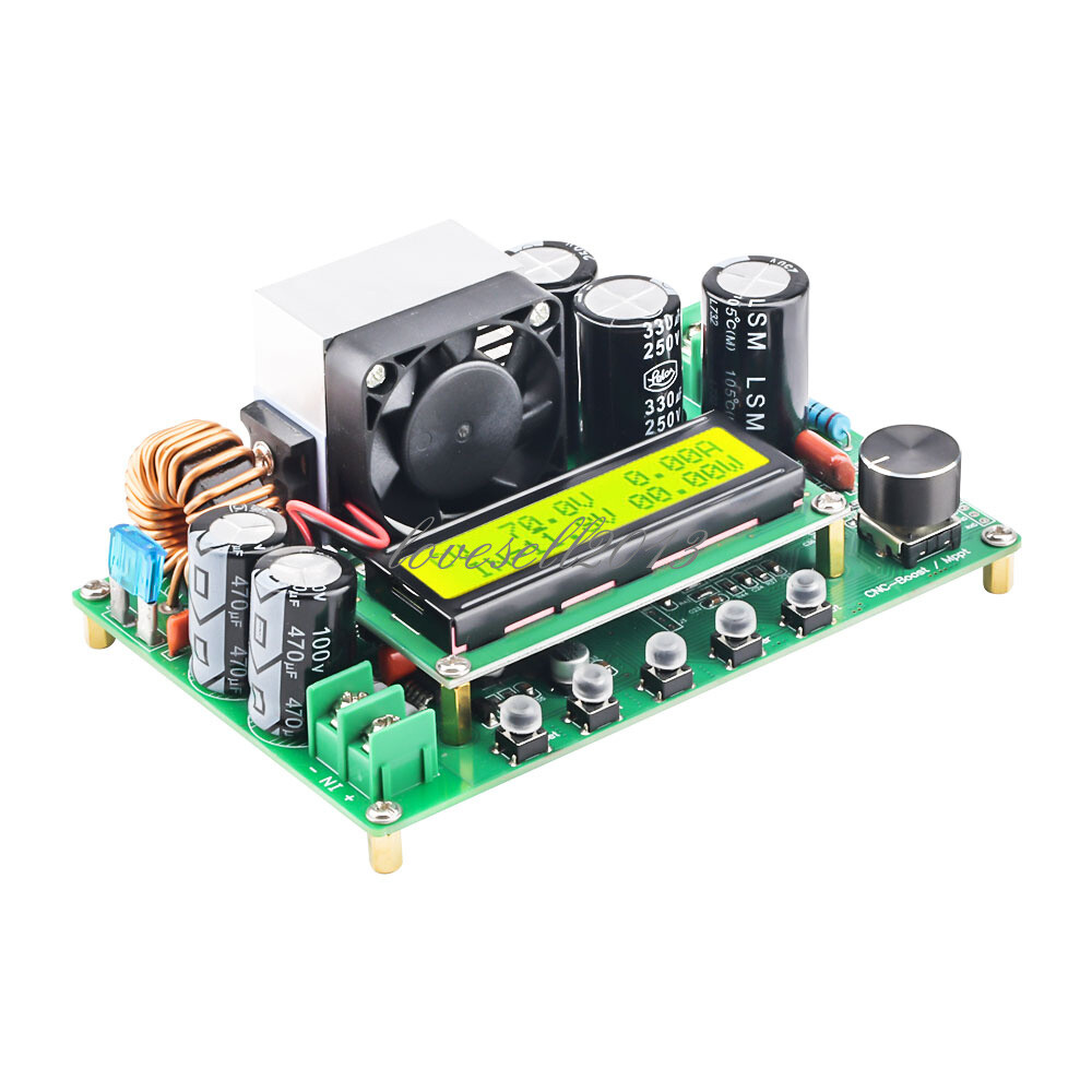 1pcs DC-DC NC CV CC Booster Module CNC Boost 12V~120V 0-15A Adjustable MPPT