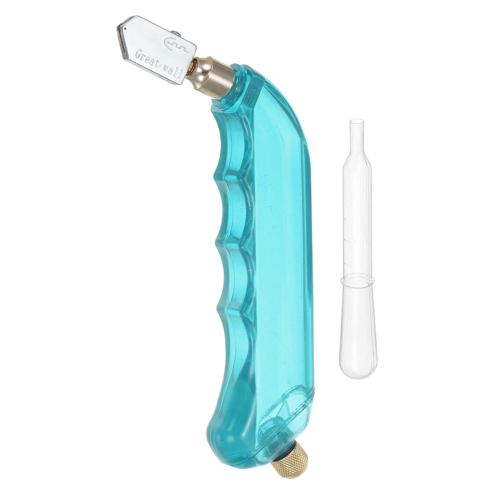 Glass Cutter Pistol Grip 6mm-12mm Oil Feed Stained Glass Cutter Tool Blue