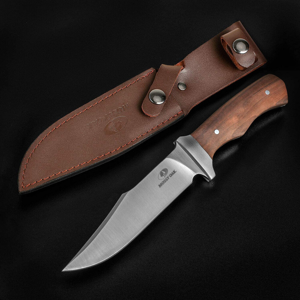 MOSSY OAK 11"FULL TANG Survival Fixed Blade Hunting Knife Tactical Camping Knife