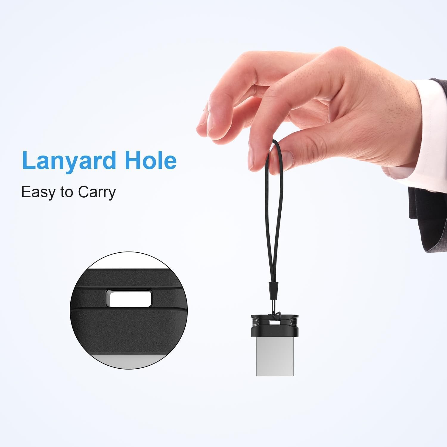 16GB Ultra Slim USB 2.0 Flash Drive - Portable, Shockproof & Water-Resistant