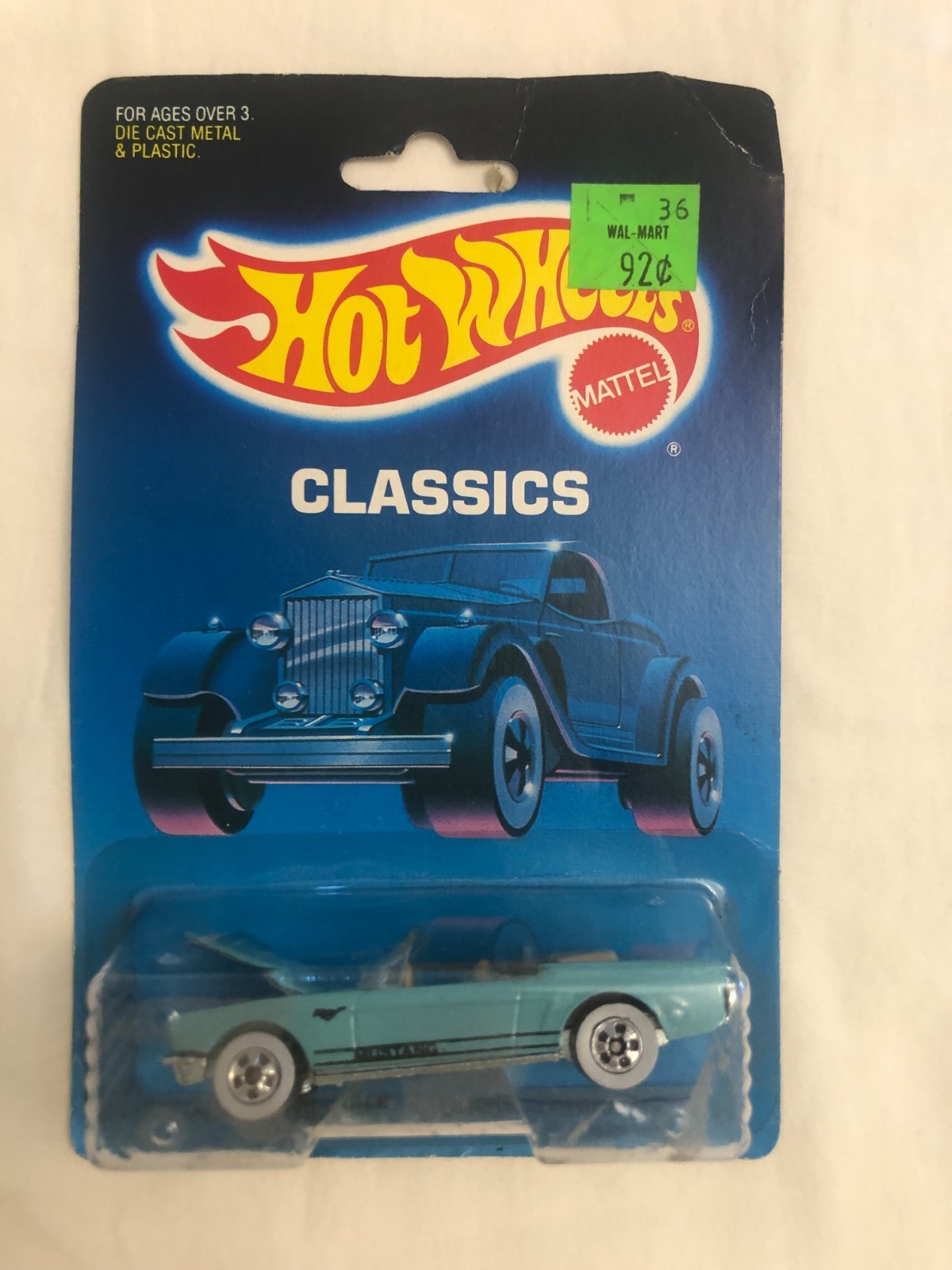 1987   HOT WHEELS  1965 Mustang Convertible     #1542  (M1871)