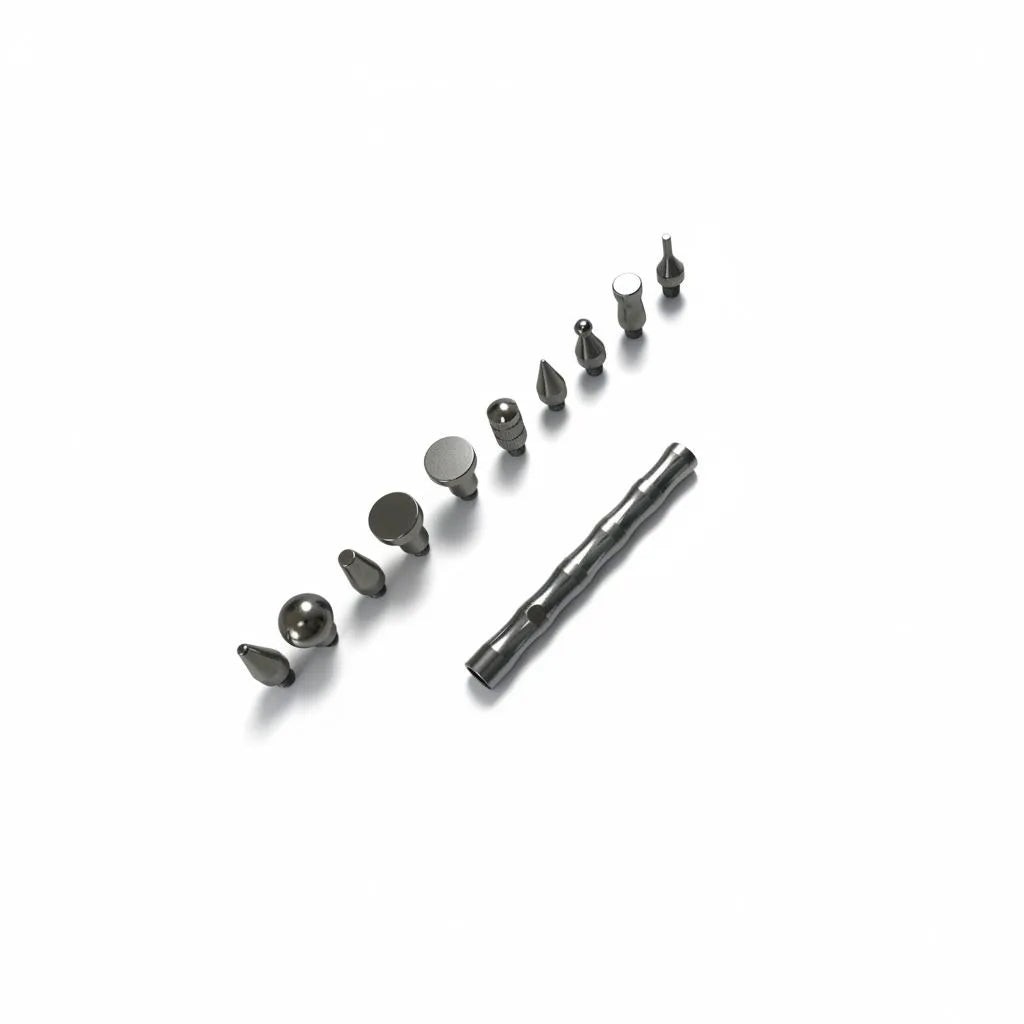 PDR INOX 11-Piece Dent Repair Knockdown Pen | Lightweight Aluminum Body