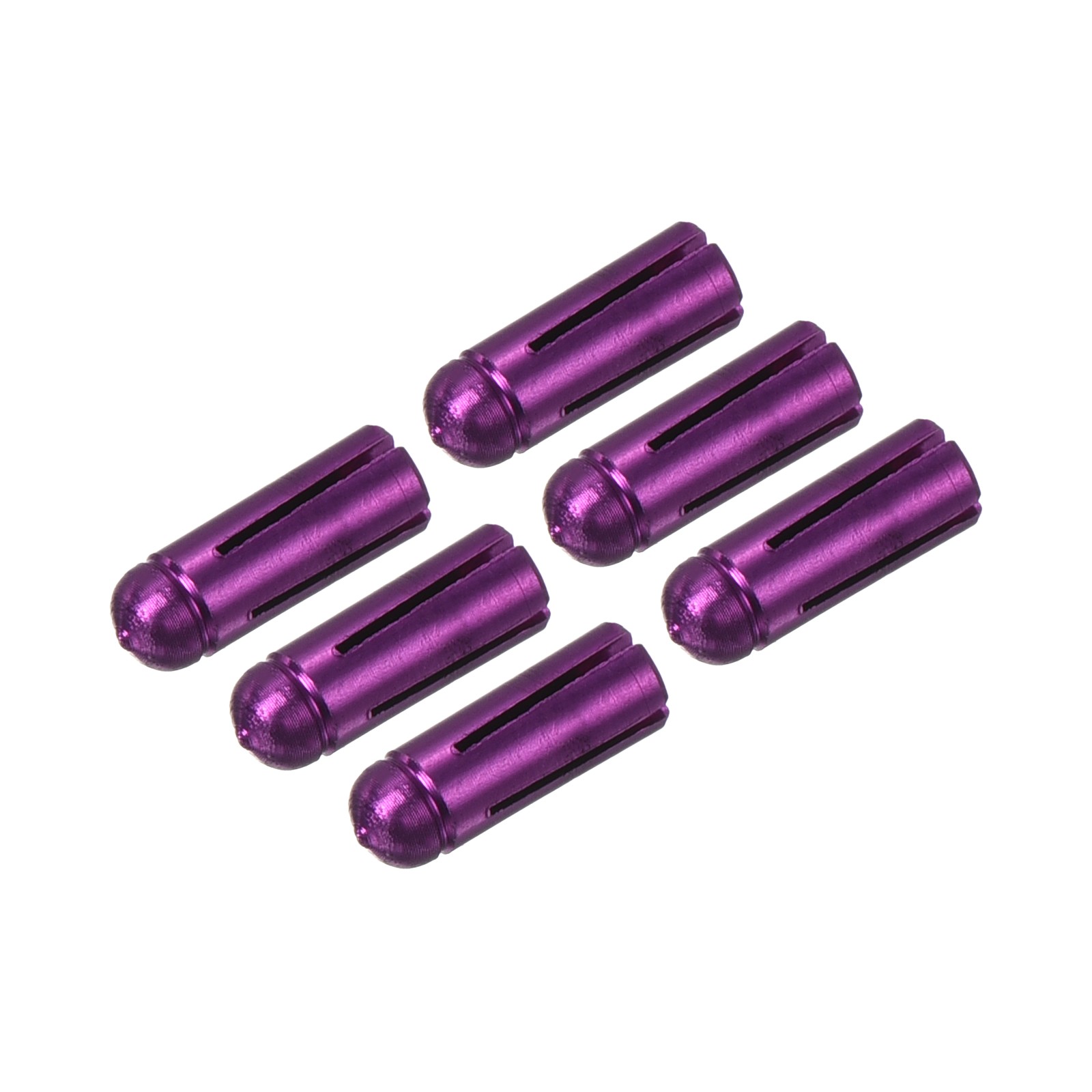 Dart Flight Protectors, Aluminum Dart Accessories - 6 Pack (Purple)