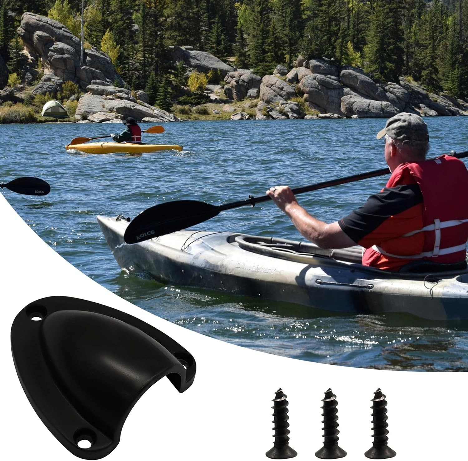 Versatile Waterproof Cable Pass Through for Boats, RVs, and Generators - 2-1/2"