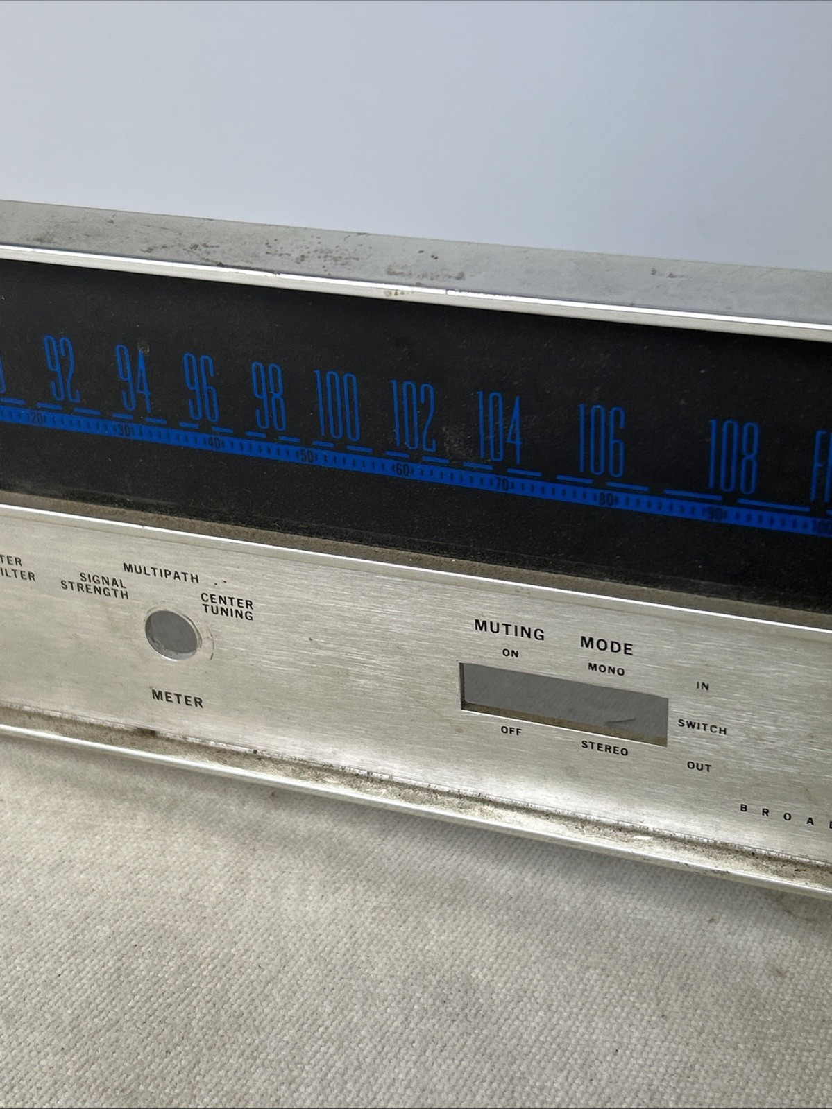 Scott 312-D Tuner Faceplate