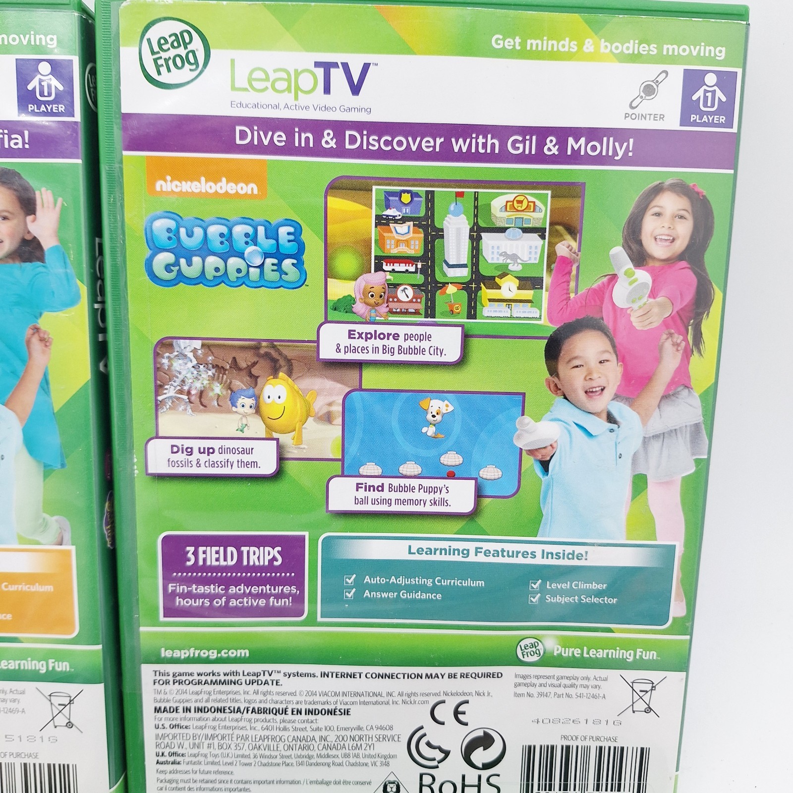 Lot Of 6 Leap Frog Tv Educational Gaming Games All Complete In Cases And Working