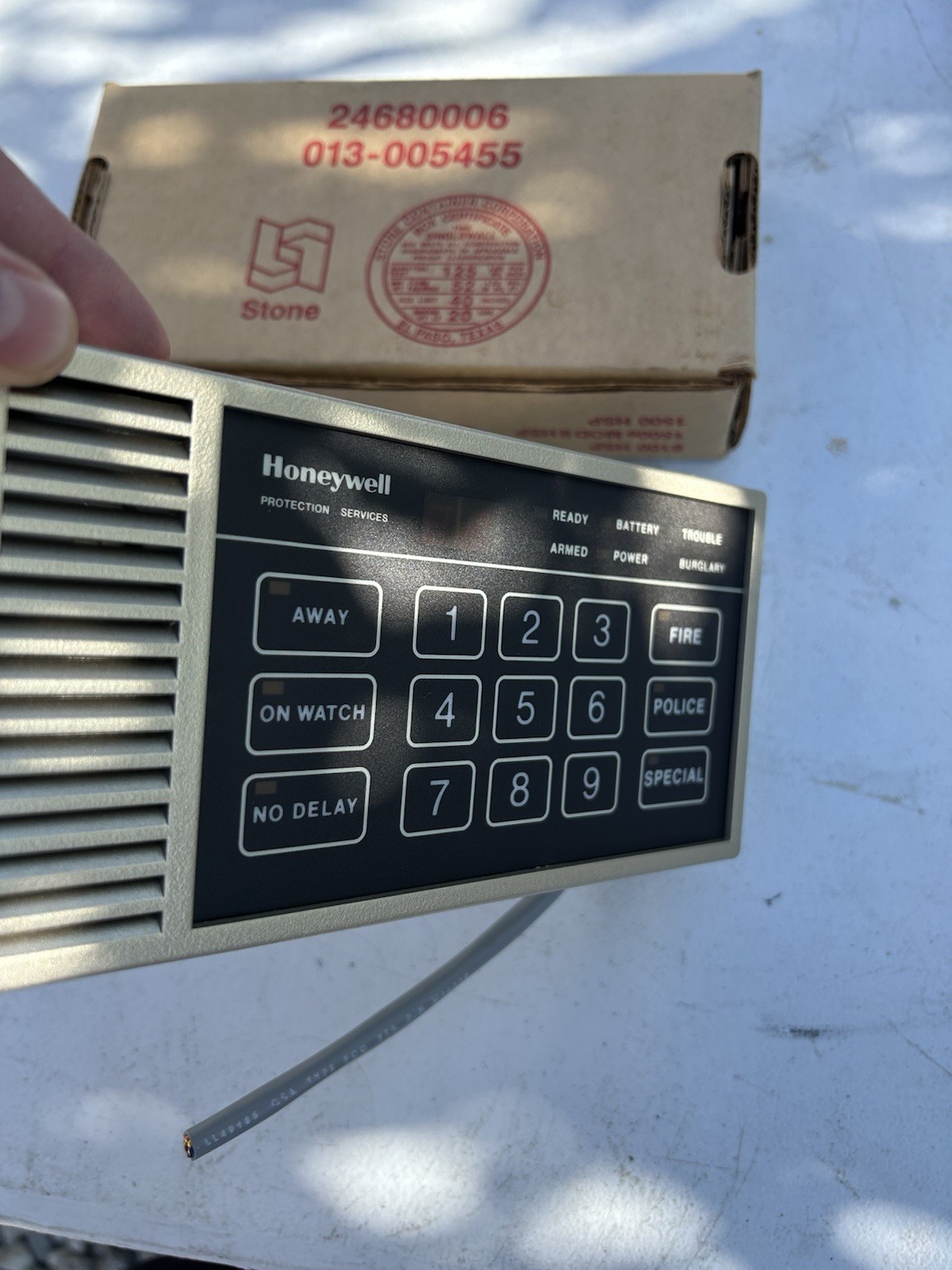 Honeywell Security Control Panel Vintage NEW Free Shipping
