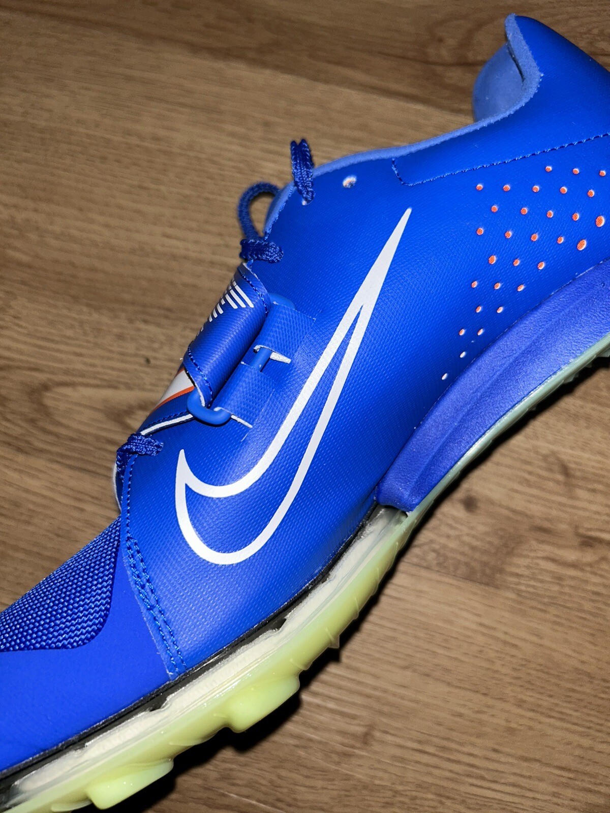 NIKE AIR ZOOM LONGJUMP ELITE SHOES RACER BLUE SIZE 11.5 NWOB