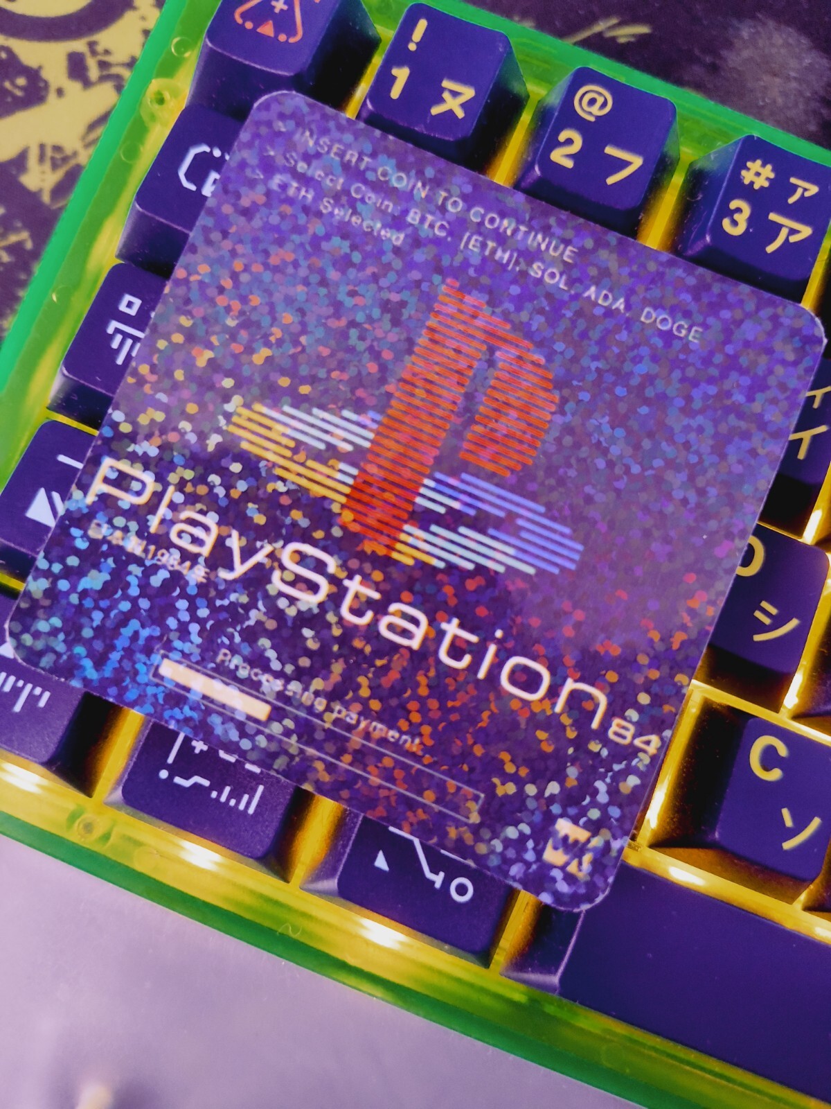 Retro PlayStation Sony Nostalgia Sticker Holographic Water Proof