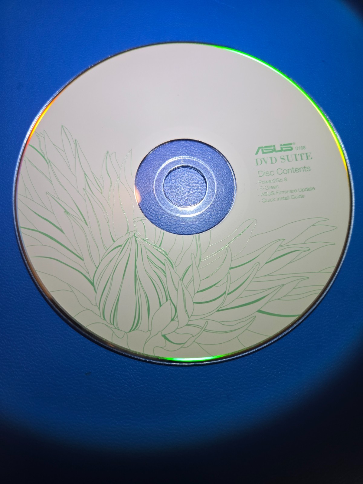 ASUS DVD Suite Software Disc D168 – Power2Go 8 / E-Green / Firmware Tools – OEM