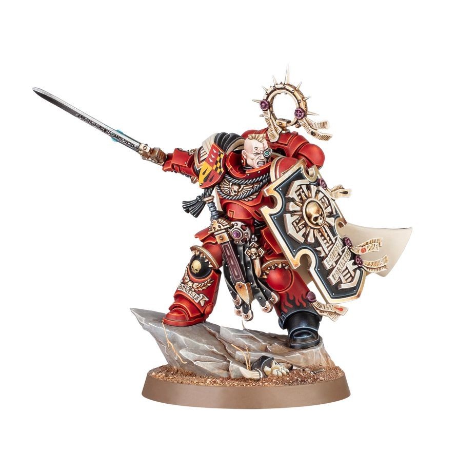 40K - Space Marines - Armageddon - Captain with Relic Shield - NOS - No box