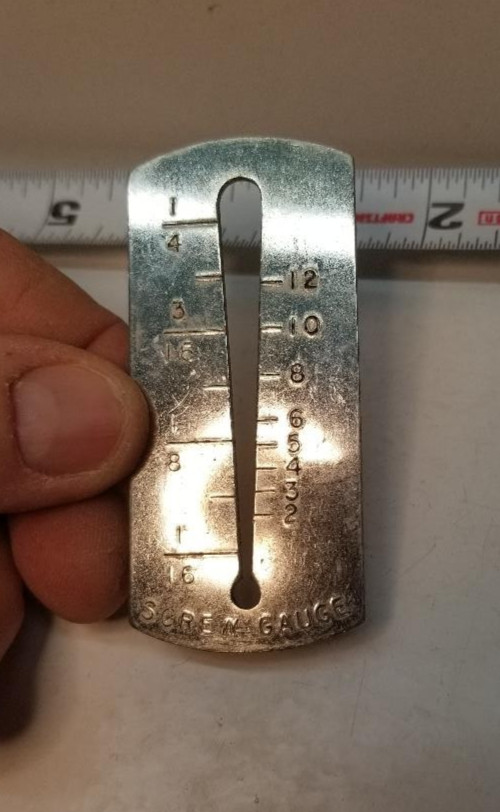 Vintage Dayton Rogers Mfg. Co. Minneapolis Screw Gauge clean RARE